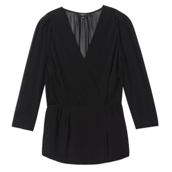 Aritzia Babaton Alexander Silk Blouse XS - Picture 3 of 8